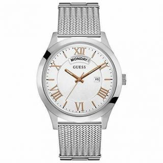 Guess Mens Analogue Classic Quartz Watch With Stainless Steel Strap W0923g1