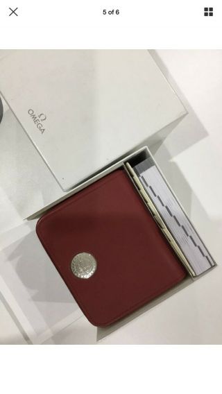 Omega Watch Leather Red Box With Cards Papers And Booklet From My Sea master AT 4