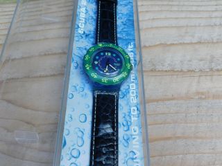 Swatch Scuba Watch 1990 With Fresh Battery (rare Model)