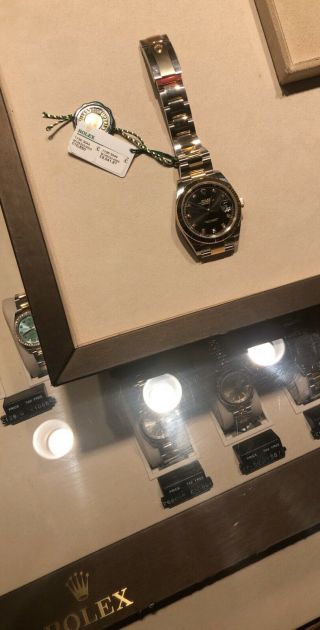 Rolex Datejust 41mm 126333 Oyster 18K Yellow Gold/SS Diamond Dial Watch 2
