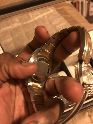 Rolex Datejust 41mm 126333 Oyster 18K Yellow Gold/SS Diamond Dial Watch 6