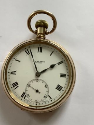 J.  W.  Benson,  Pocket Watch,  Swiss Made,  In London