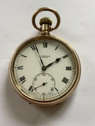 J.  W.  Benson,  Pocket Watch,  Swiss Made,  In London 5
