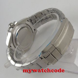 40mm BLIGER sterile black dial cermaic Bezel sapphire glass automatic mens watch 6