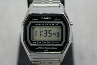 Casio A - 656 160 Digital Watch Stainless Steel Vintage Rare