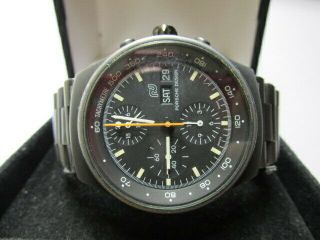 Porsche Design Chronograph Day Date Pvd Stainless Automatic Men 