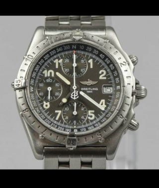 Breitling A20349 Chronometre Chronomat Longitude Gmt Chronograph Men 