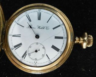 Antique Trenton Watch Co.  Gold Filled Pocket Watch