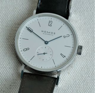 Nomos Tangomat No Date Watch - Box And Book -