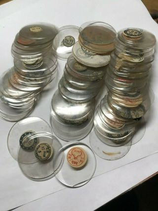 90 All Glass Pocket Watch Crystals Parts
