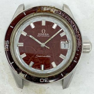 Vintage Omega Automatic Seamaster 300 Ref.  166.  062 Diver Wristwatch For Repair