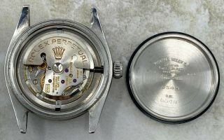 Vintage Rolex Oyster Perpetual 30mm Steel Wristwatch Ref.  6548 NR 7