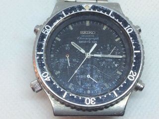 Seiko 7a28 - 7049 For Repair Or Parts Only