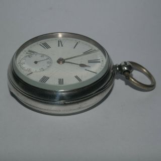 ANTIQUE SILVER FUSEE BUT NEEDS AATTENTION 1875 4