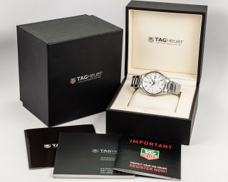 Pre - Owned Tag Heuer Carrera Calibre 7 Twin - Time Gmt Ref.  War2011 W/ Box & Books