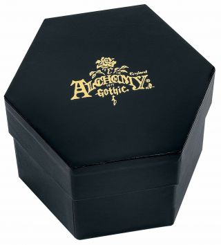 ALCHEMY GOTHIC WRIST WATCH DARK ANGEL Wings Death Skull Roses Bracelet BOX 2