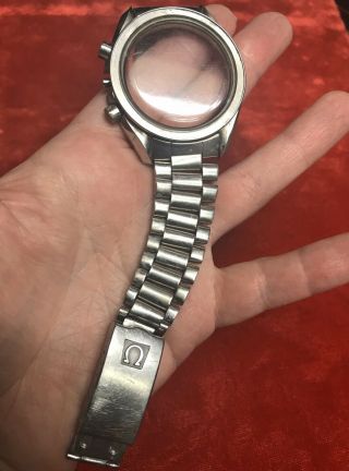 Vintage Omega Speedmaster Professional Watch Band Bracelet 1171 633 & Upper Case