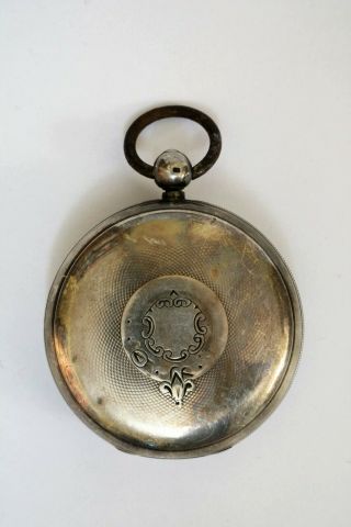 Silver Cased Pocket Watch,  Keywind,  J.  Welch & Co. ,  Bangor,  1892,  for Repair 3