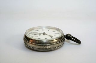 Silver Cased Pocket Watch,  Keywind,  J.  Welch & Co. ,  Bangor,  1892,  for Repair 4