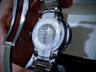 Casio Pro Trek Manaslu PRX - 8000GT - 7JF (PRX - 8000) titanium men ' s watch 5