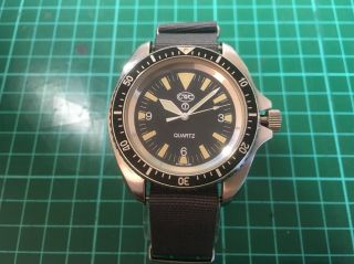 Issued Cwc 1996 Diver Military Watch.  Royal Navy Diving