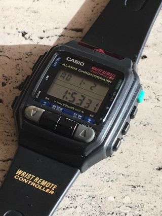 Vintage Casio Cmd - 30b [module 117] Tv Remote Controller Digital Watch