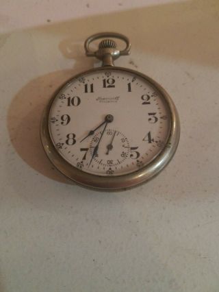 Vintage Ingersoll Reliance Pocket Watch 7 Jewels /.