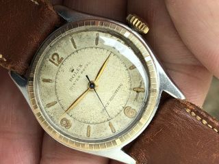 1947 Rolex Oyster Royal Ref.  4444 Cal710 Hand Wind Solid Gold Bezel Dial
