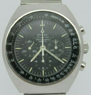 Vintage Omega Speedmaster Mark Ii Mens Steel Chronograph Watch C.  861 145.  014 Tlc