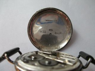 WW1 Sterling Silver Swiss Military trench Wristwatch rolex 4