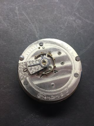 Trinton Watch Company pocket watch movement 312544 Produced 1891 - 1900 3