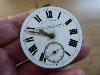Morley Maker John Ganter Quality Antique Gents Pocket Watch Movement