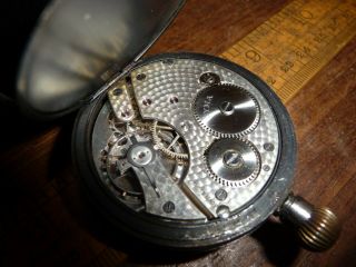 WW1 era Gun metal cased Cyma Pocket watch.  Cyma Pocket watch / repair 3