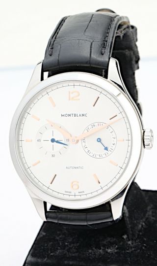 MONTBLANC Heritage Chronometer Ref 7403 Twin Counter Wristwatch 6