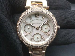 Old Stock - Michael Kors Parker Mk5616 - Mother Of Pearl Dial Quartz Lady Watch