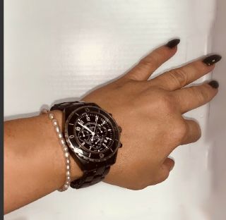 Chanel J12 Chronograph Black Ceramic Watch