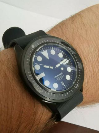 Unimatic Limited Edition U1 Automatic Watch Pvd 27/300 Box Papers