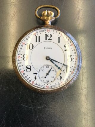Vintage Elgin National Watch Co.  17 Jewel,  10kt Gold Filled Pocket Watch
