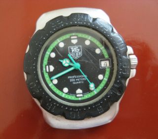 Tag Heuer Formula 1 Black Dial Green Line Unisex 34mm Watch Wa1215 Parts Repair