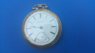 Antique 18s Rockford Grade 935 17 Jewel Pocket Watch