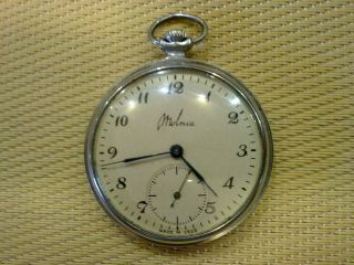 Vintage Molnija Ussr Soviet Pocket Watch Molnia