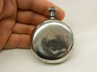 Antique Dueber Coin Silver Hunter Pocket Watch Case