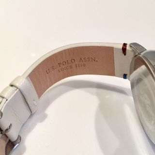 U.  S.  Polo Assn ® Mens Logo Watch Leather Strap RRP £100 Designer Luxury 5