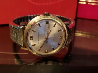 Vintage  Girard Perreagux GYROMATIC 14K GOLD MENS AUTOMATIC Watch 4
