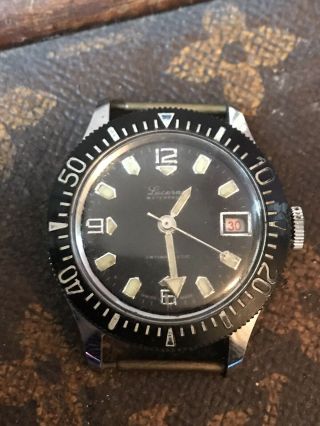 Vintage Lucerne Divers Watch For Repair.  House Find