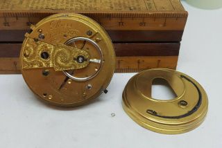 ANTIQUE FUSEE POCKET MOVEMENT WATCH SPARE ONLY 3