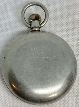 Vintage H.  Williamson WW2 Era British Military Pocket Watch 7 jewel 2