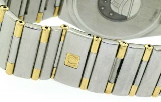 Omega Constellation SS/18K gold high fashion quartz men ' s watch w/ date 7