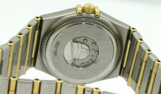 Omega Constellation high fashion SS/18K gold MOP dial quartz ladies watch 7