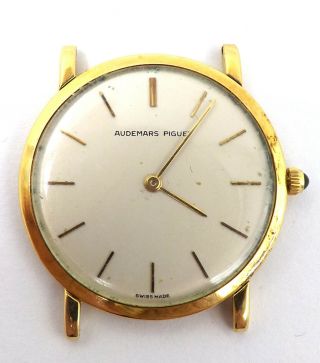 1950s 18k Gold 17j Mens Ultra Thin 31mm Audemars Piguet 2003 Wrist Watch S72